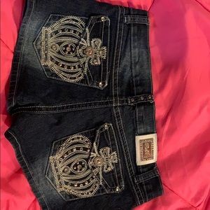 True Rock jean shorts
